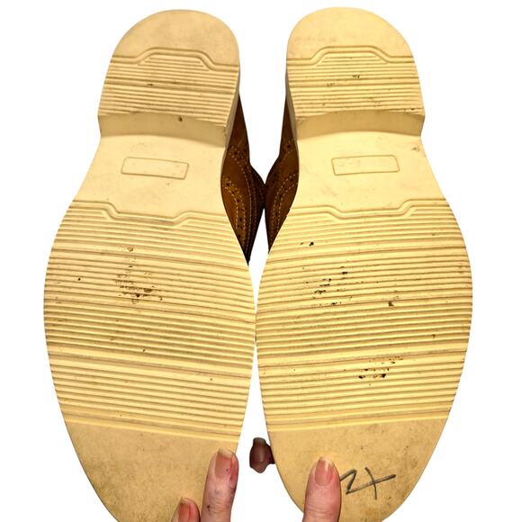 Steve Madden 11B Suede Oxford Brown Men's Dress Shoe 11 B width - Picture 7 of 8